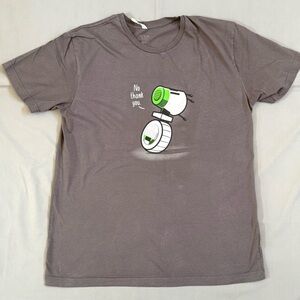 Star Wars TeeTurtle D-OH Droid “no Thank You” Graphic T-shirt Grey Size XL